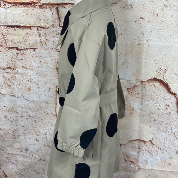I Spy Polka Dot 2 Piece Belted Trench Coat Dress - Picture 10 of 11